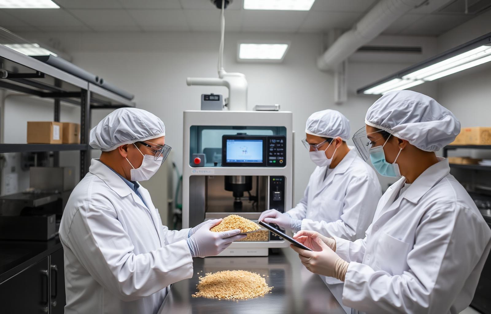 Quality Control stage at VMR Mills